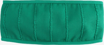 Bandeau Hauts de bikini self. en vert : devant