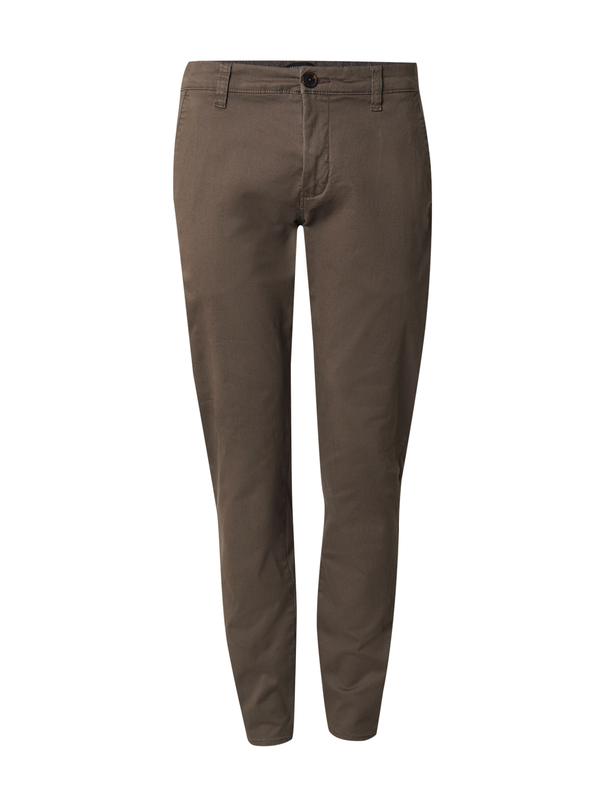 Matinique tavaline Chino-püksid 'Brent', värv pruun: eest vaates