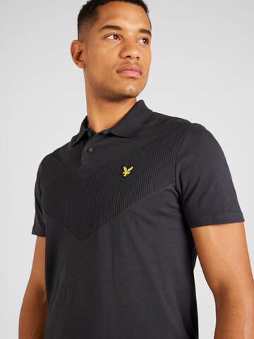 Lyle & Scott Poloshirt 'Chevron' in Schwarz