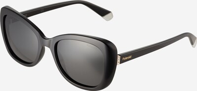 Polaroid Lunettes de soleil '4132/S/X' en or / noir / blanc, Vue avec produit