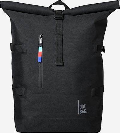 Rucsac 'Rolltop' Got Bag pe gri deschis / negru, Vizualizare produs