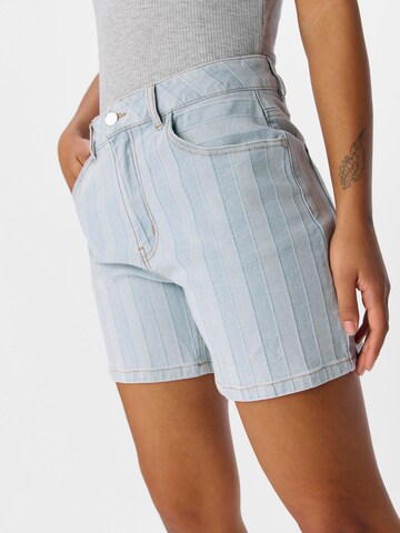 OBJECT regular Jeans i blå