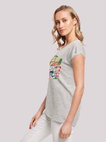 F4NT4STIC Shirt 'The Beach Boys Musik Band Tropical' in Grijs