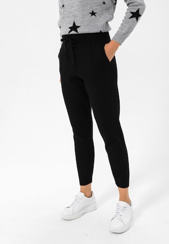 Jimmy Sanders Regular Pants in Black: front