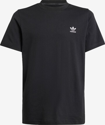 T-Shirt 'Trefoil Essentials' ADIDAS ORIGINALS en noir : devant