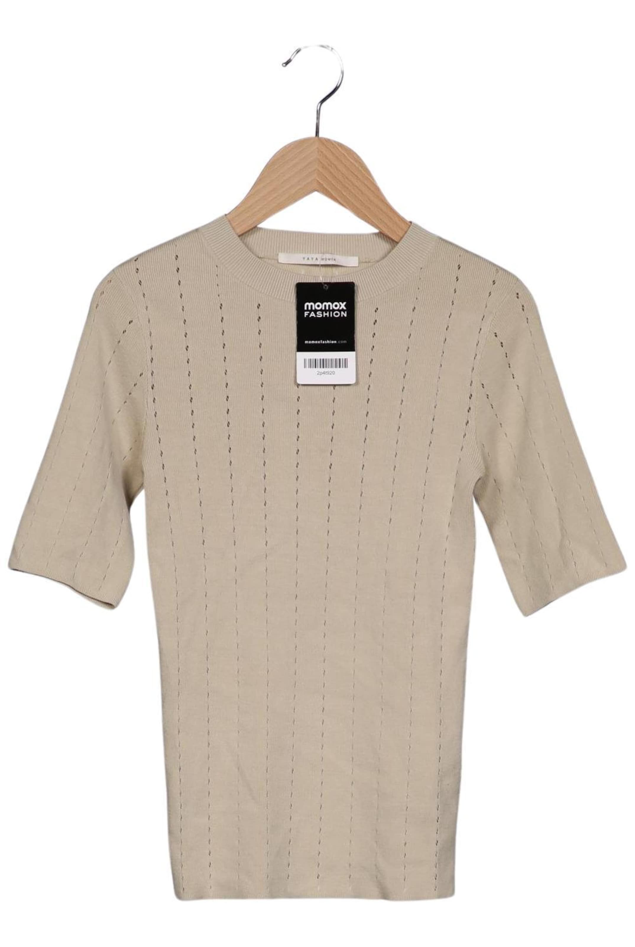 YAYA Sweater & Cardigan in XXS in Beige: front