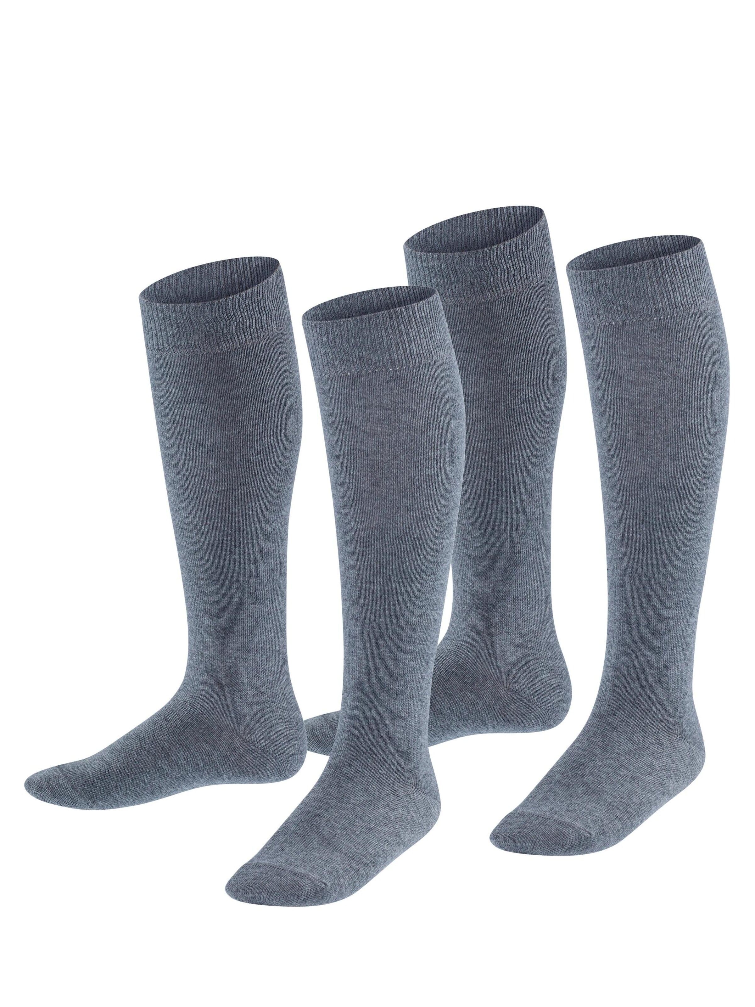 ESPRIT Socks 'Foot Logo 2-Pack' in Grey: front
