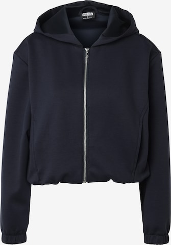 Veste de survêtement Urban Classics en bleu : devant