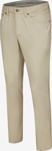 CLUB OF COMFORT Slimfit Hose 'Henry-X5107' in Beige