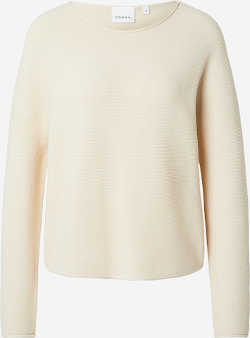 smėlio COMMA Megztinis: priekis