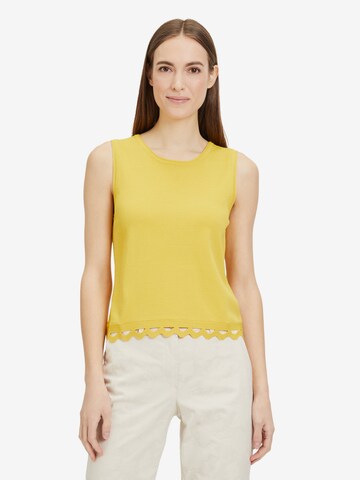 Pull-over Betty Barclay en jaune : devant