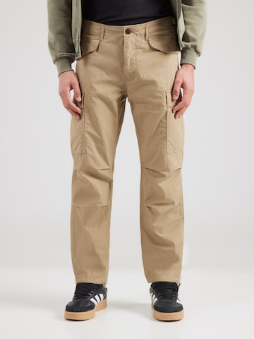 Regular Pantalon cargo 'Miller' Vintage Industries en vert : devant