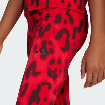 ADIDAS SPORTSWEAR Skinny Sports trousers 'Future Icons' in Red