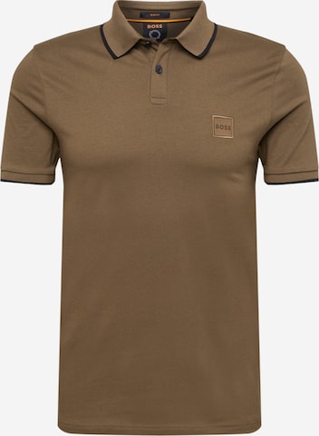 T-Shirt 'Passertip' BOSS Orange en marron : devant