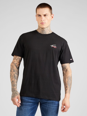 T-Shirt TOMMY HILFIGER en noir : devant