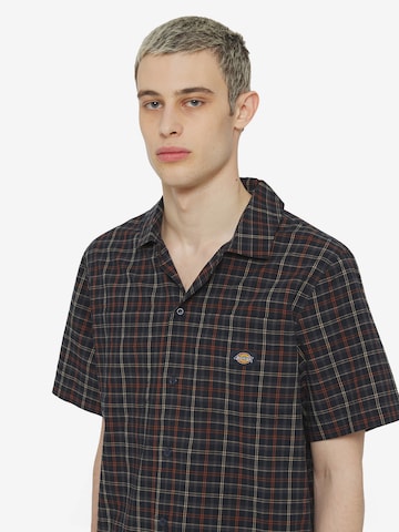 DICKIES Regular fit Button Up Shirt 'SURRY' in Blue