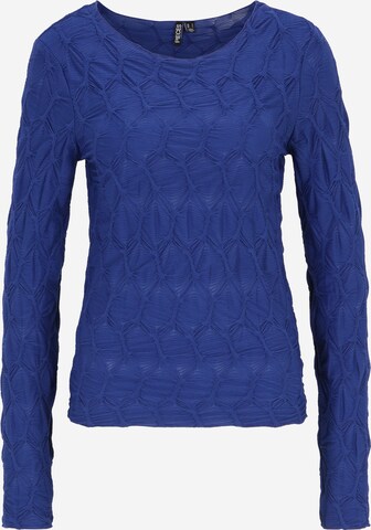Pieces Tall Shirt 'LOLA' in Blauw: voorkant