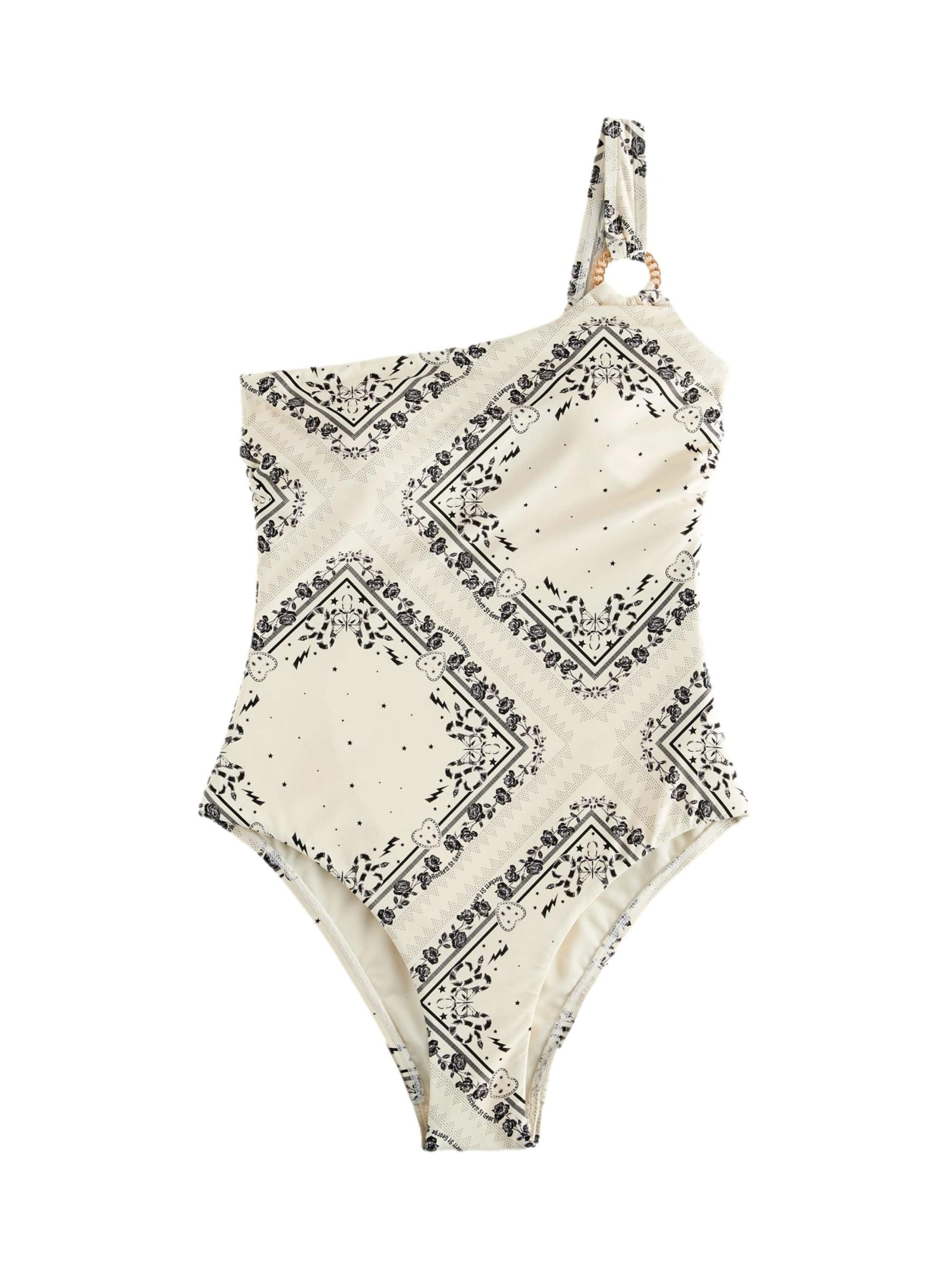 Rockett St George Baddräkt i svart: framsida