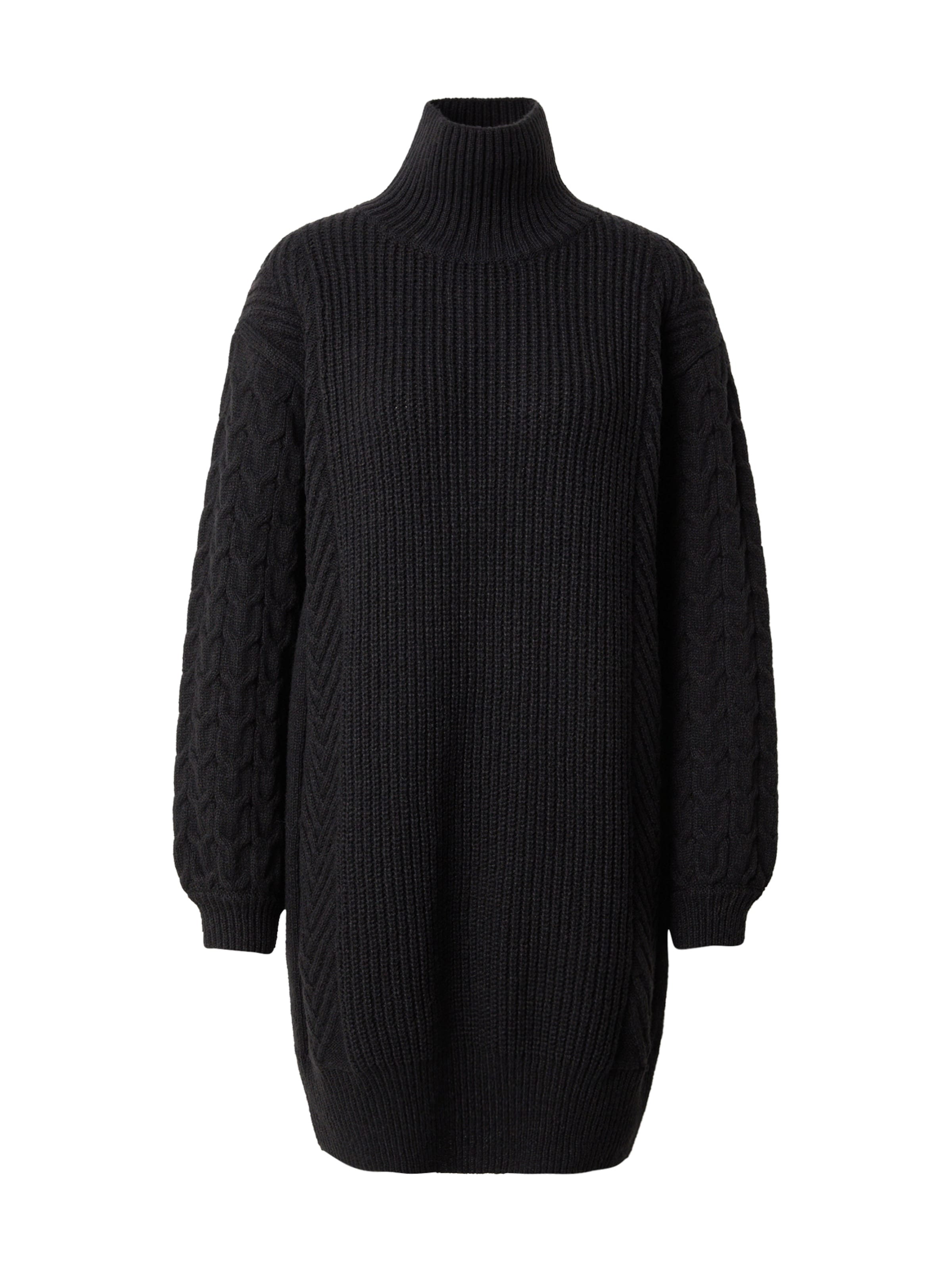 ABOUT YOU - Vestido de punto 'Pia' en negro: frente