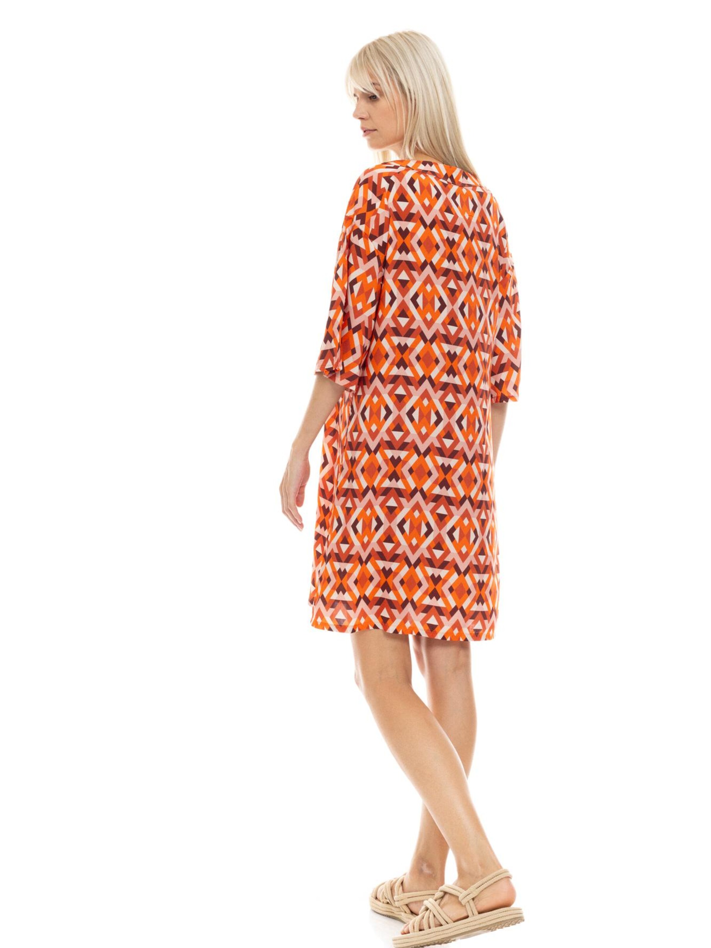 Abito estivo 'BEACHWEAR AZTEC' di Pink Label in arancione