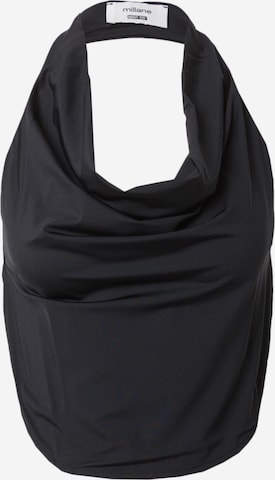 millane - Blusa 'Nuria' en negro: frente