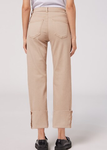 CALZEDONIA Loosefit Jeans in Beige
