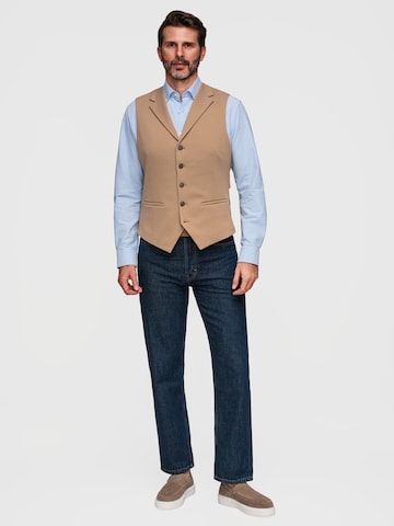 Ombre Gilet in Bruin