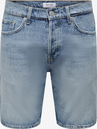 Only & Sons Jeans 'Edge' in de kleur Blauw denim, Productweergave