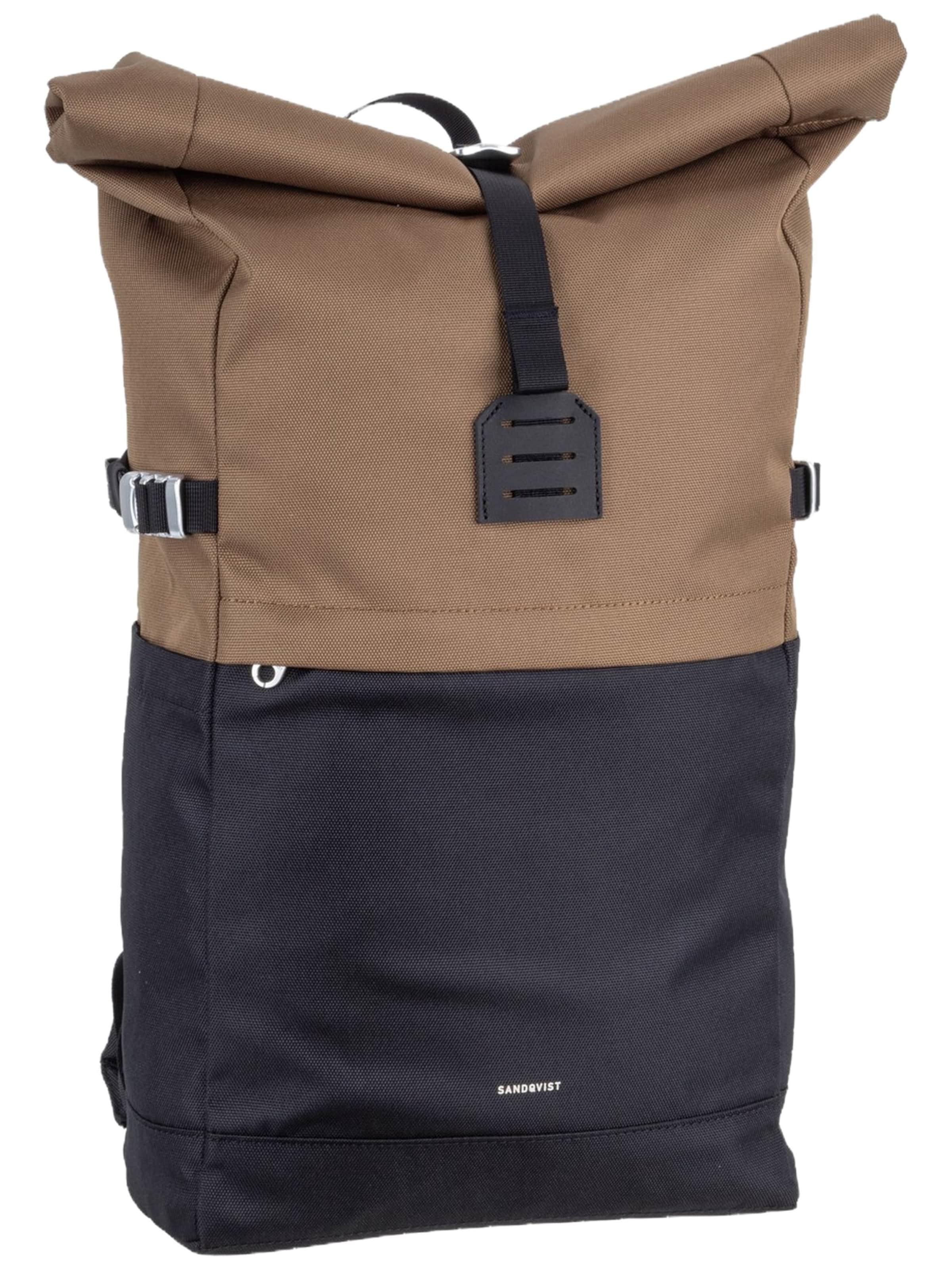 SANDQVIST Backpack in Brown: front