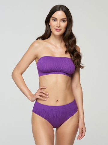 Bandeau Hauts de bikini Marc & André en violet : devant