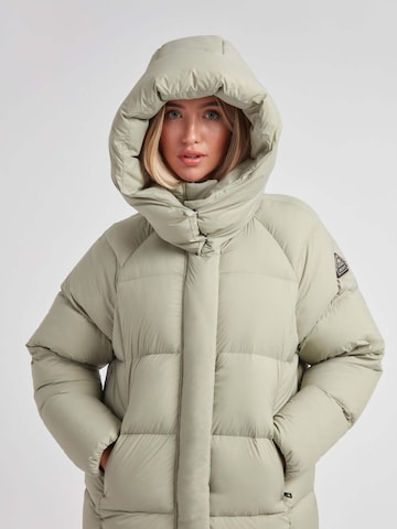 Veste outdoor ' Winter Puffer Ultra Lang ' JACK1T en vert