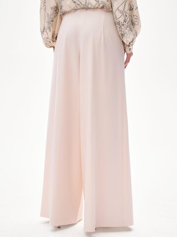 Blue Shadow Regular Pants in Beige