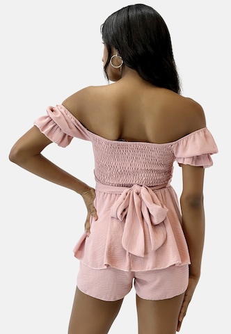 Elara Jumpsuit in Pink