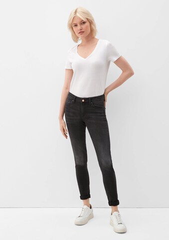 QS Skinny Jeans 'Sadie' in Schwarz