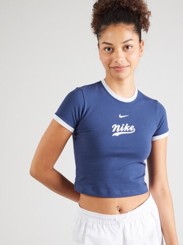 Nike Sportswear - Camisa em azul: frente