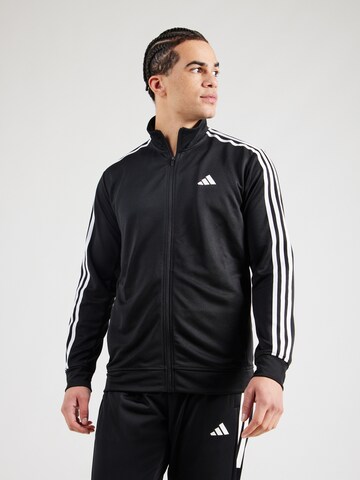 ADIDAS PERFORMANCE Træningsjakke i sort: forside