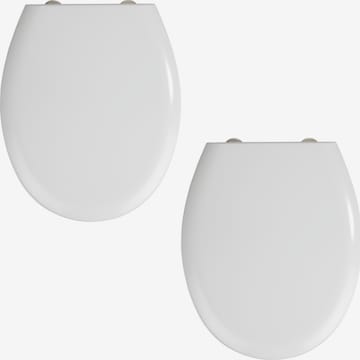 Wenko Toilet Accessories 'Rieti' in White: front