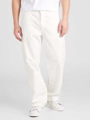 Loosefit Pantaloni cargo di Polo Ralph Lauren in bianco: frontale