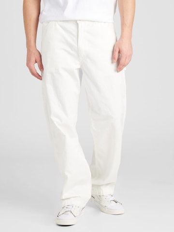 Loosefit Pantaloni cargo di Polo Ralph Lauren in bianco: frontale