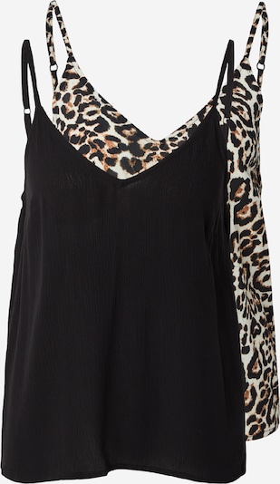 ABOUT YOU Top 'Juna' u boja pijeska / višnja / crna, Pregled proizvoda