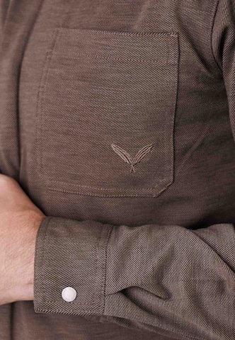 T-Shirt 'Peter Maffein' Kleinigkeit en marron