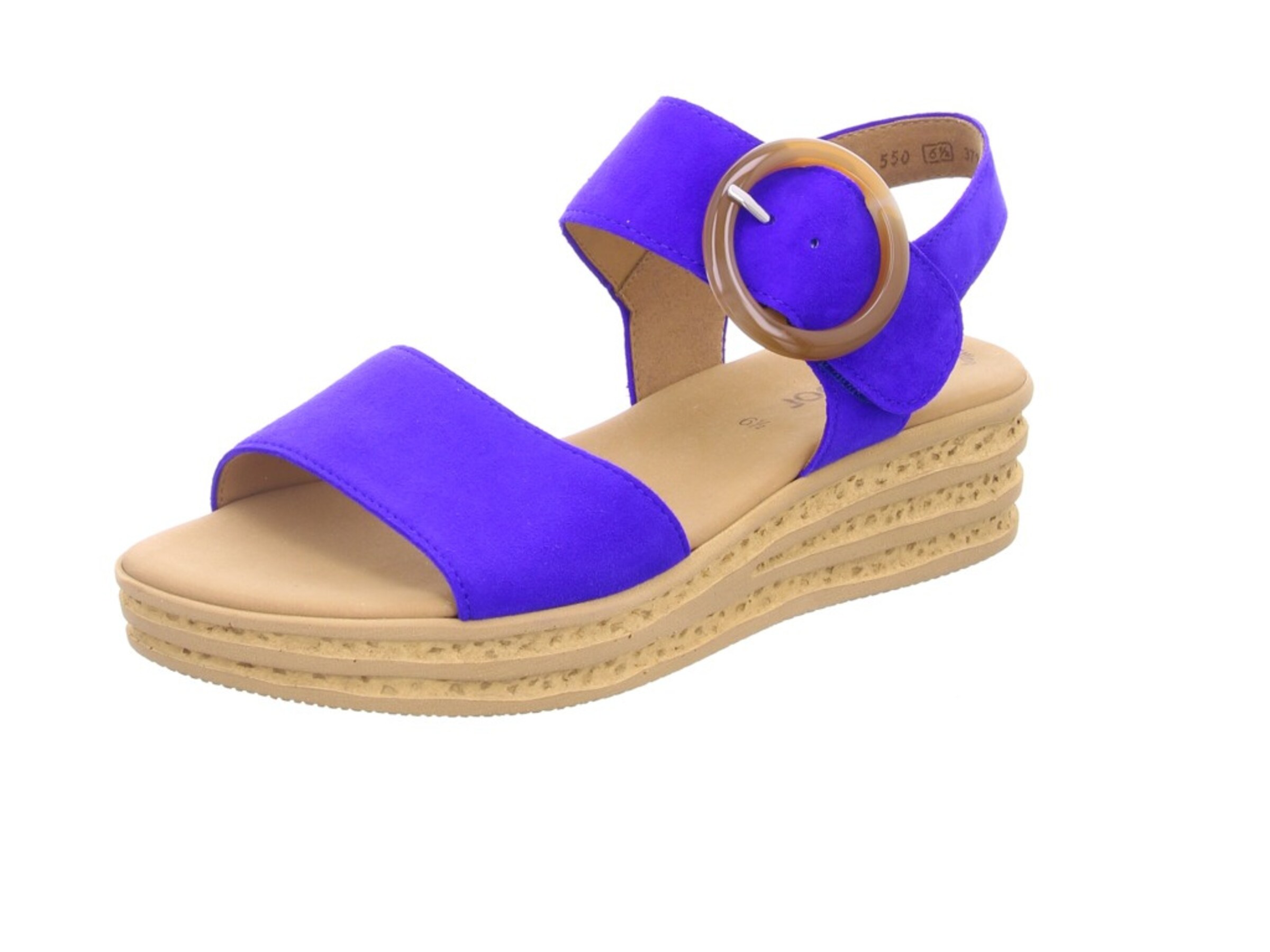 Sandales GABOR en bleu : devant