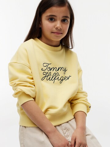TOMMY HILFIGER Sweatshirt in Gelb