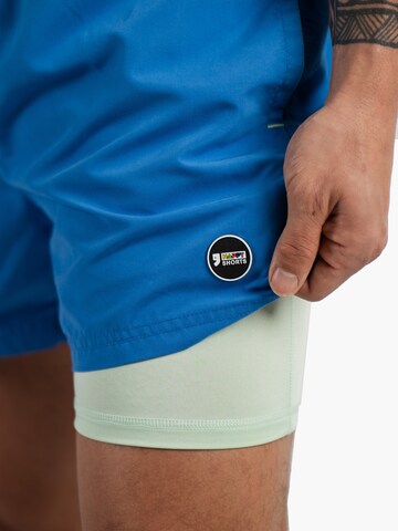 Happy Shorts Swimming shorts 'Double Waistband' in Blue
