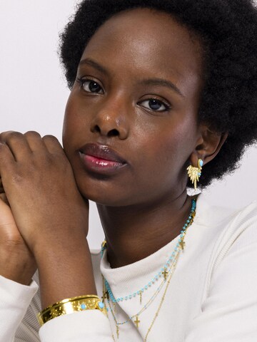 Luxenter Earrings 'Resiah' in Blue