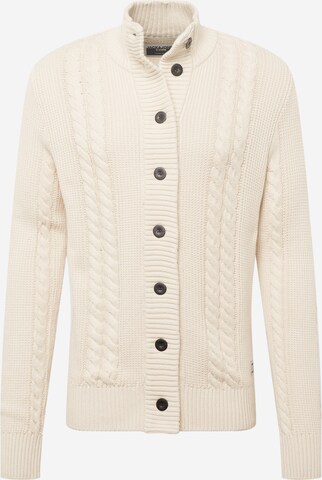 Vestes en maille 'TED' JACK & JONES en beige : devant