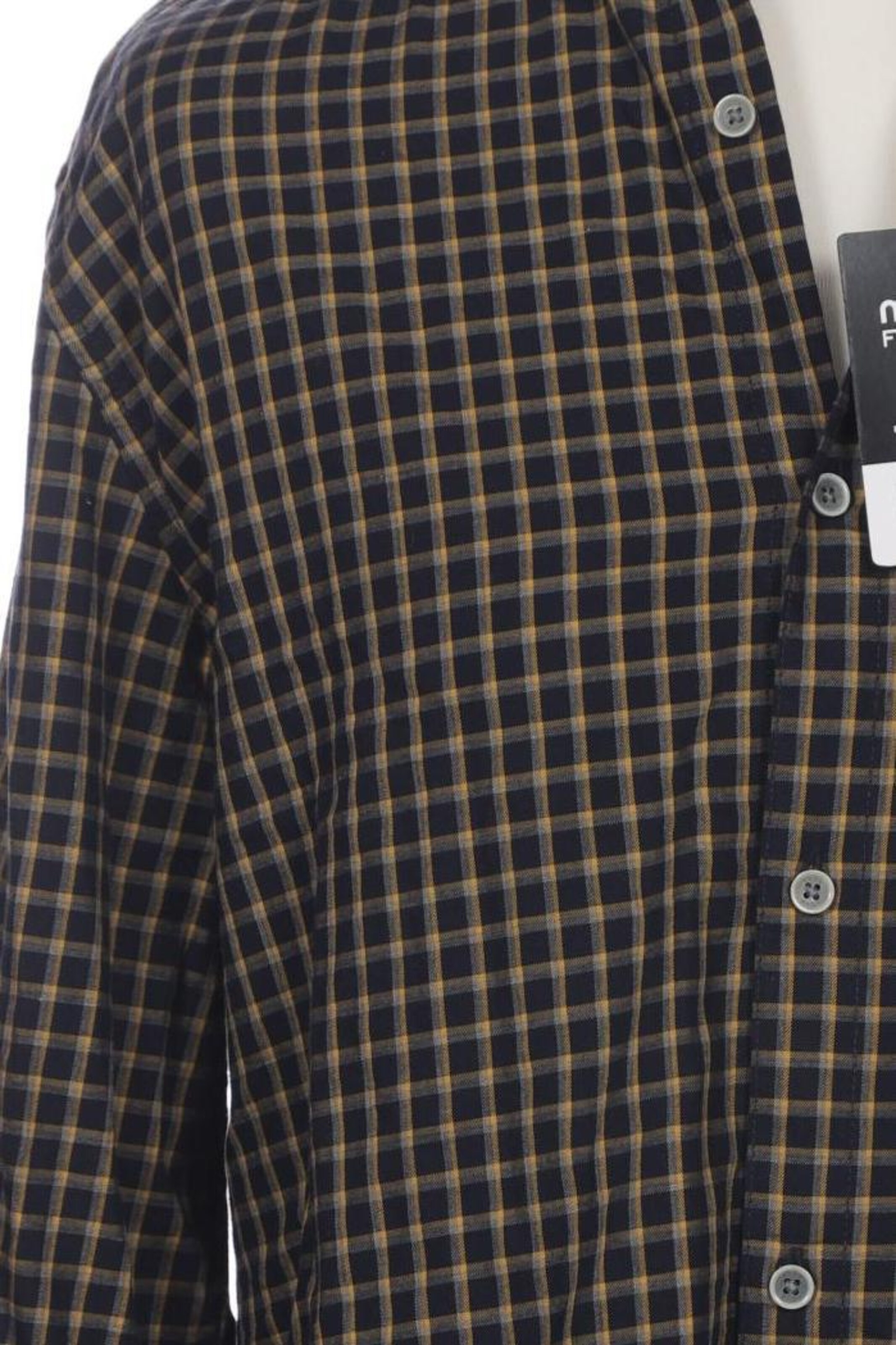 s.Oliver Button Up Shirt in XL in Blue