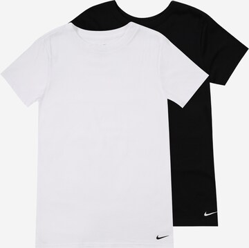 Nike Sportswear - Camiseta térmica en negro: frente
