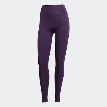 ADIDAS PERFORMANCE Skinny Sporthose 'Opt Ess' in Lila