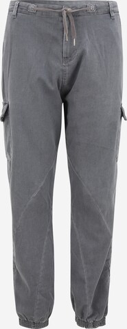 Effilé Pantalon cargo Urban Classics en gris : devant